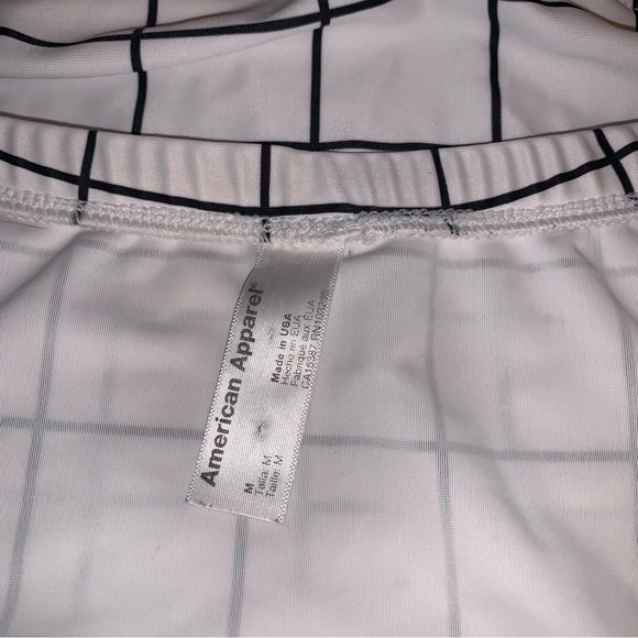 COPY - American Apparel Swim Grid monokini One-piece Bodysuit - Picture 13 of 14